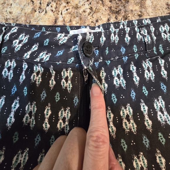 Shades of Grey by Micha Cohen Geometric Shorts Black‎ Men's Size 30 - Picture 3 of 11